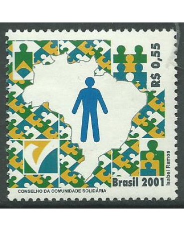 C2403 BRASIL HOMEM 2001 - 10.463 Mint